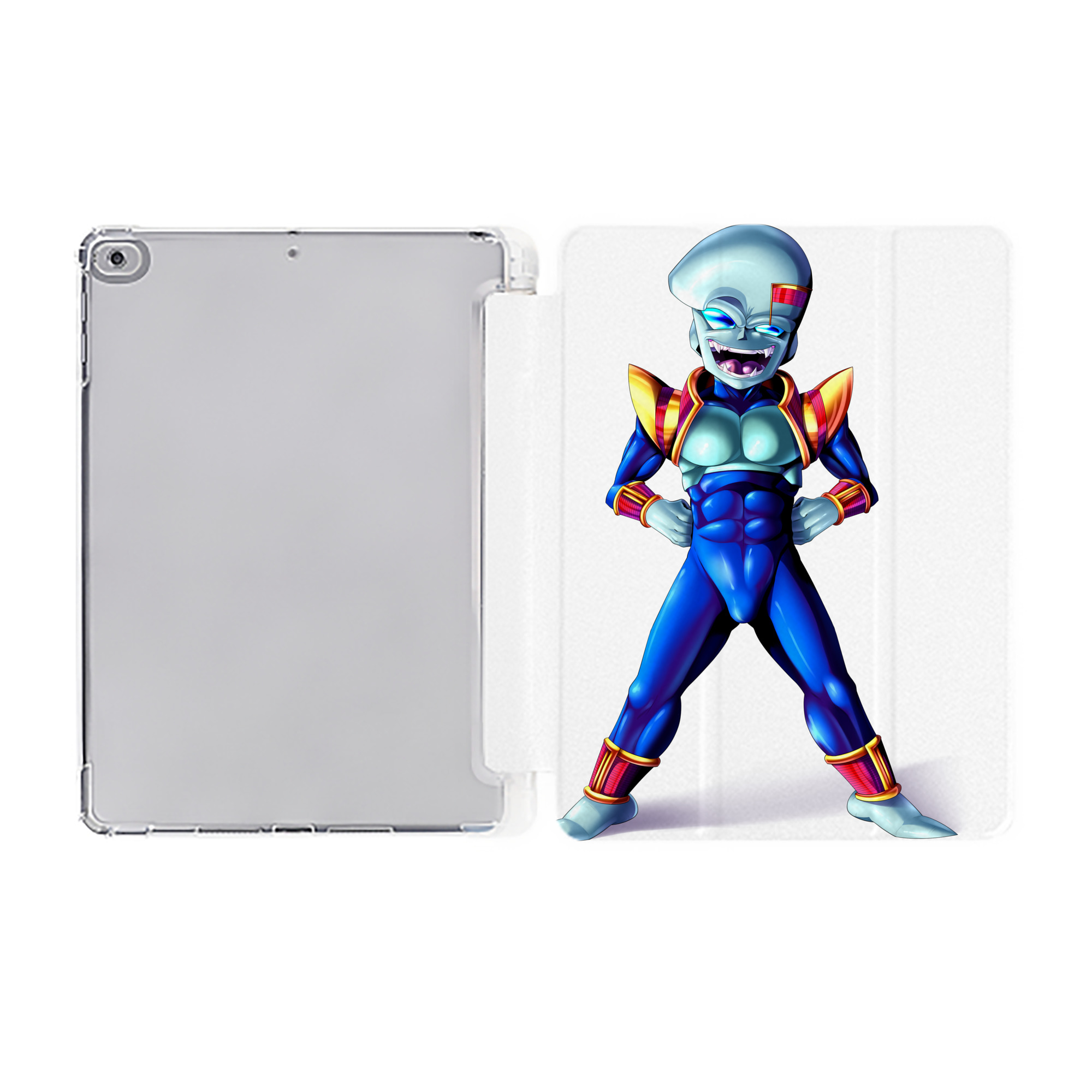 （画像用） ドラゴンボール DRAGON BALL IPad ケース ペン収納付き 三つ折りスタンド PUレザー×シリコン 対応機種9.5/10.5/10.9インチ